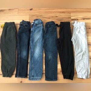 Kids Denim and Jogger Pants Set